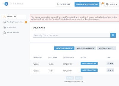 E-Prescription Platform - View 2